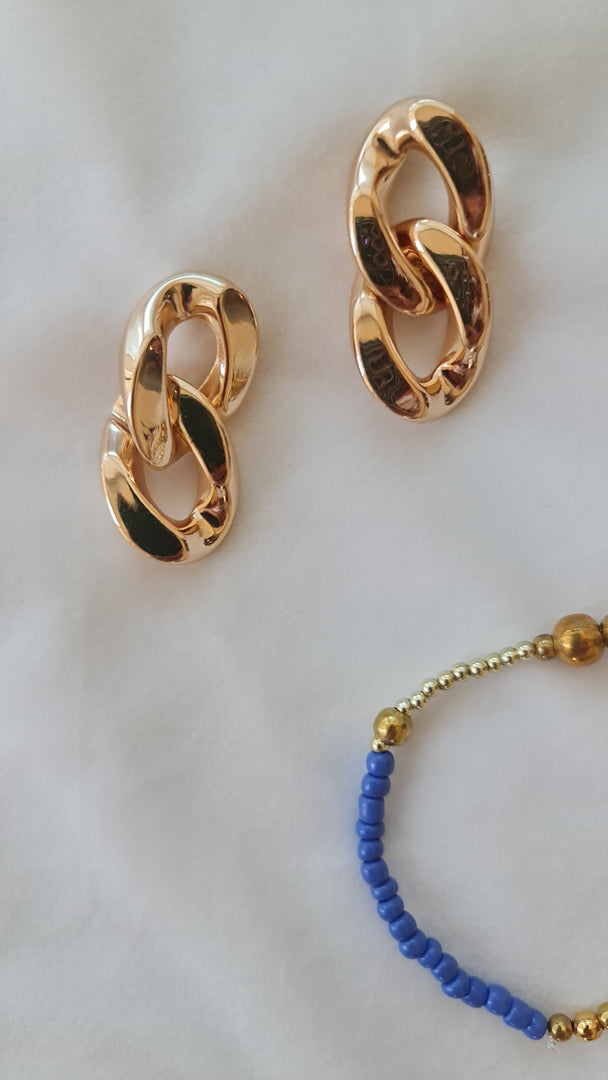 Dual Golden Hoops