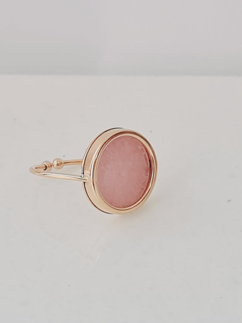 Tea Pink Golden Ring