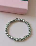 Load image into Gallery viewer, Silver Beaded Bracelet
