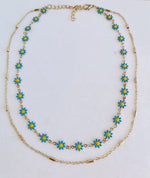 Load image into Gallery viewer, Daisy Flowers necklace
